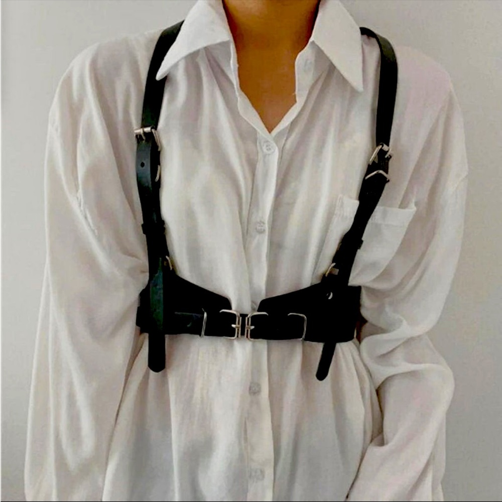 Faux leather Waist Harness